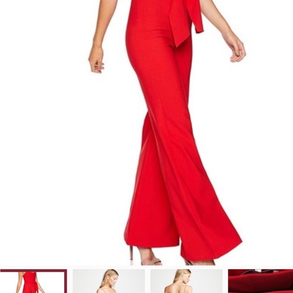 Likely size small red jumpsuit - Picture 3 of 4